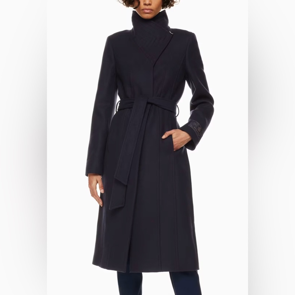 Aritzia Black Connor Coat
